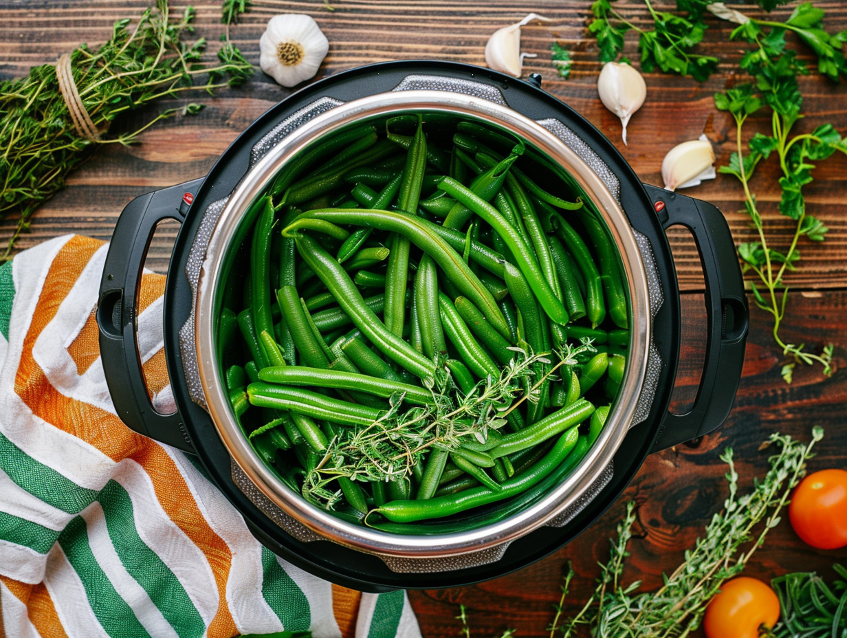 haricots verts cocotte-minute